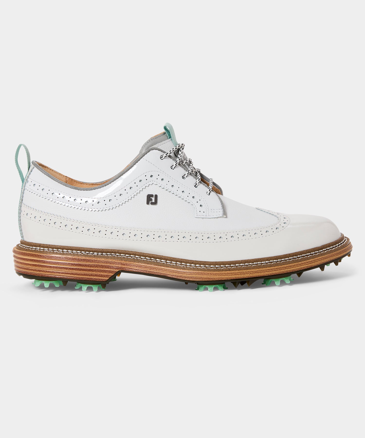 Todd Snyder X FootJoy Marquis Long Wing Golf Shoe in White
