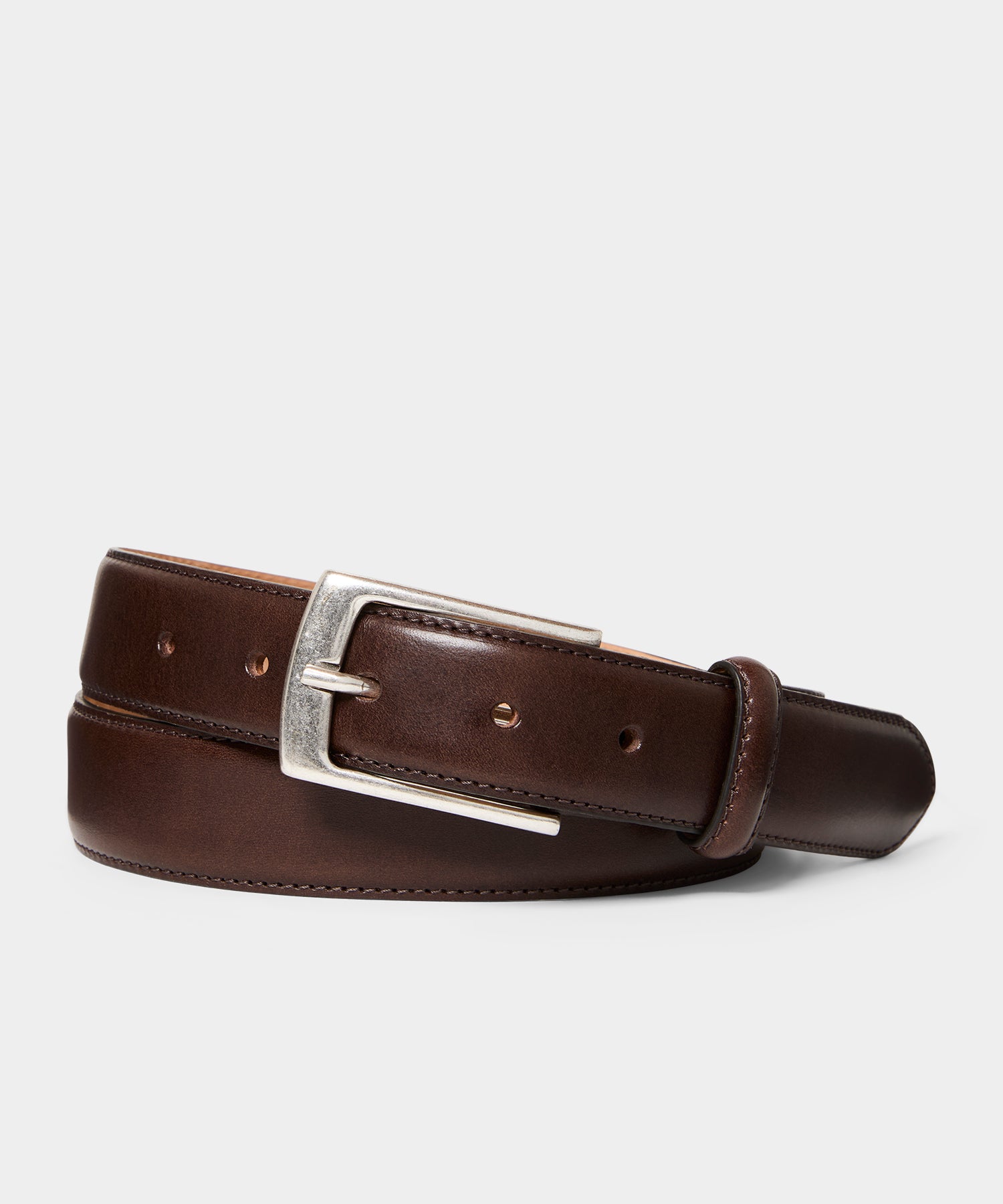 italian leather dress belt Men's in Brown, Size 38 mommy_and_me_dress