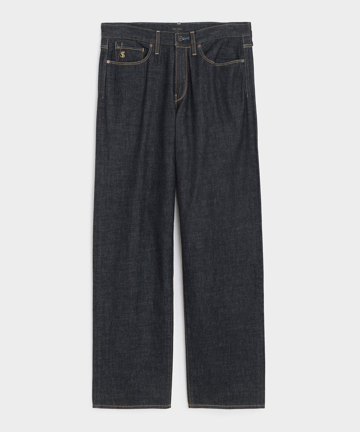 Relaxed Summerweight Jean in Rinsed Indigo
