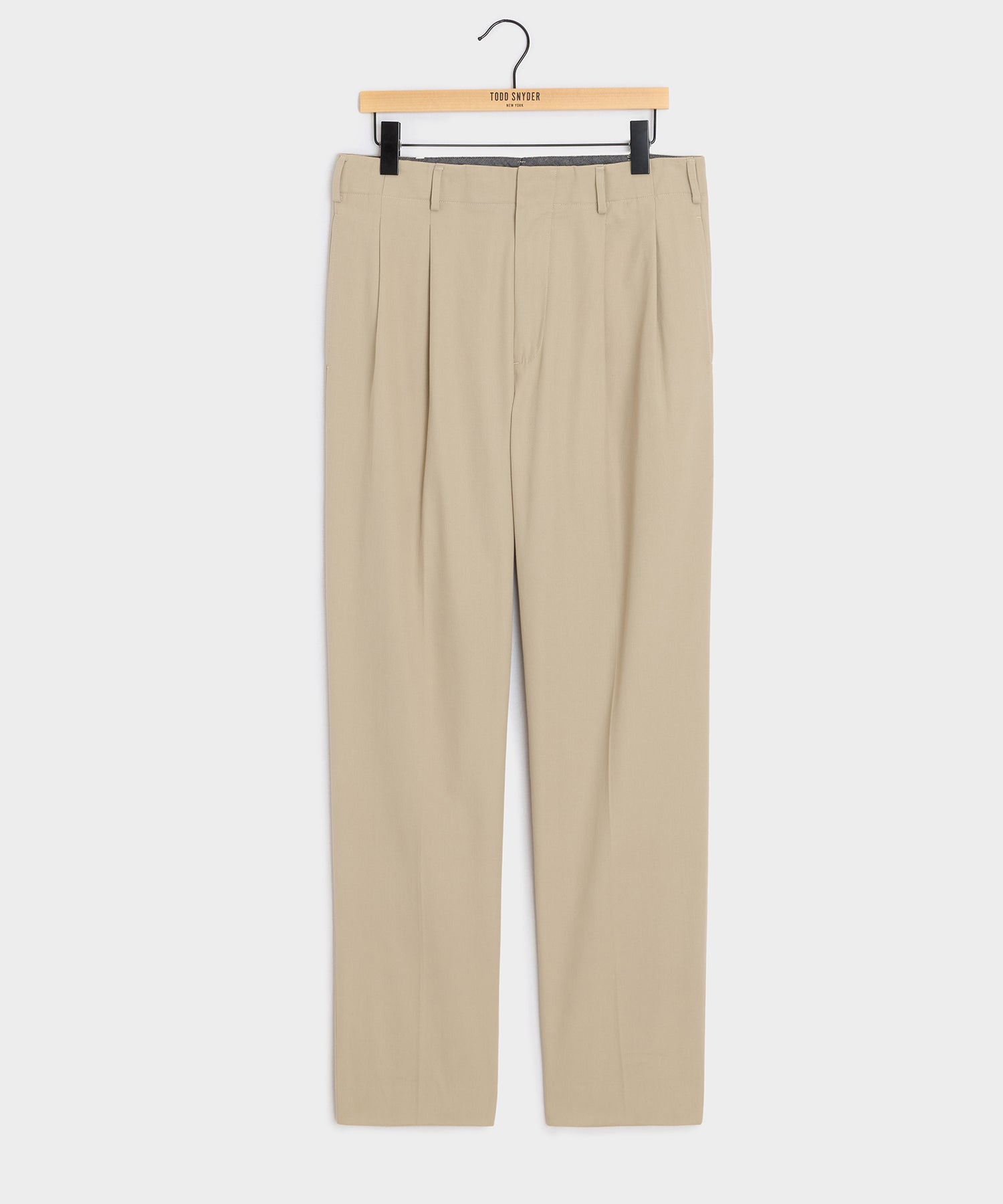 Italian Cotton Hollywood Trouser in Khaki – Todd Snyder