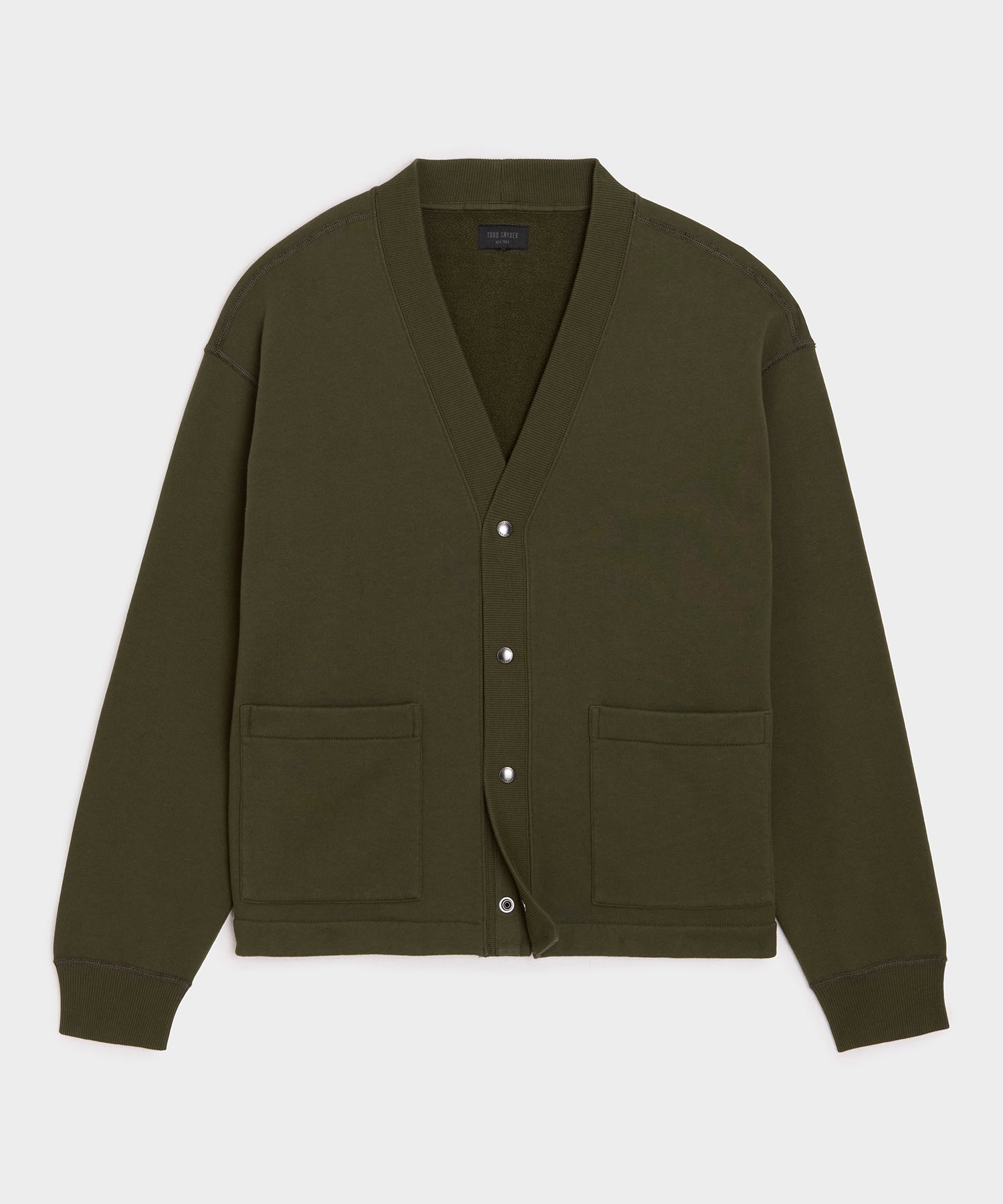 Soho Cardigan Sweatshirt in Olive – Todd Snyder