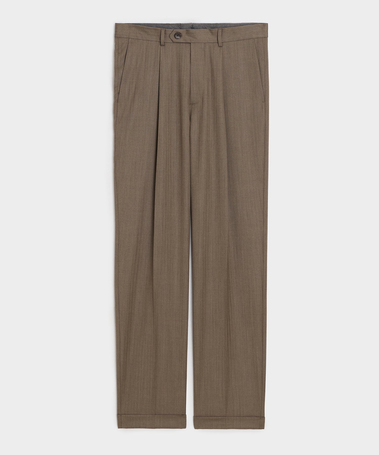 Herringbone Madison Trouser in Light Brown Herringbone – Todd Snyder