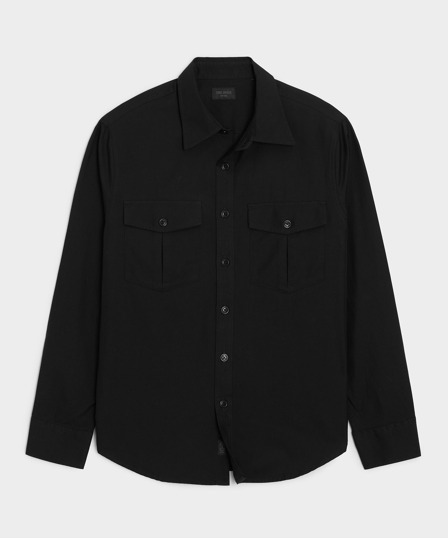 Alps Shirt in Black – Todd Snyder