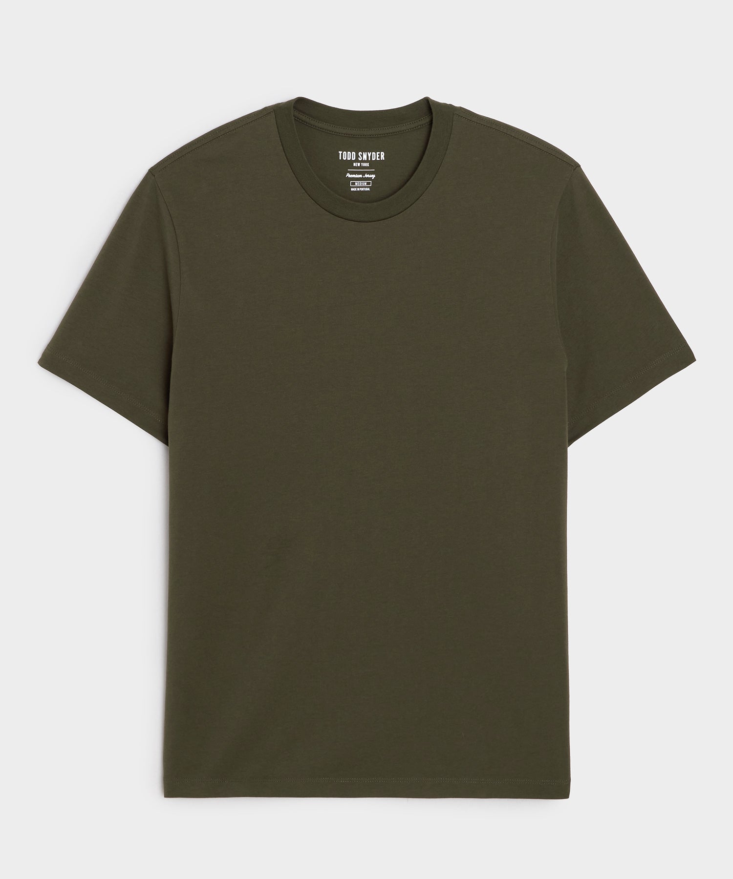 Premium Jersey Tee in Snyder Olive – Todd Snyder