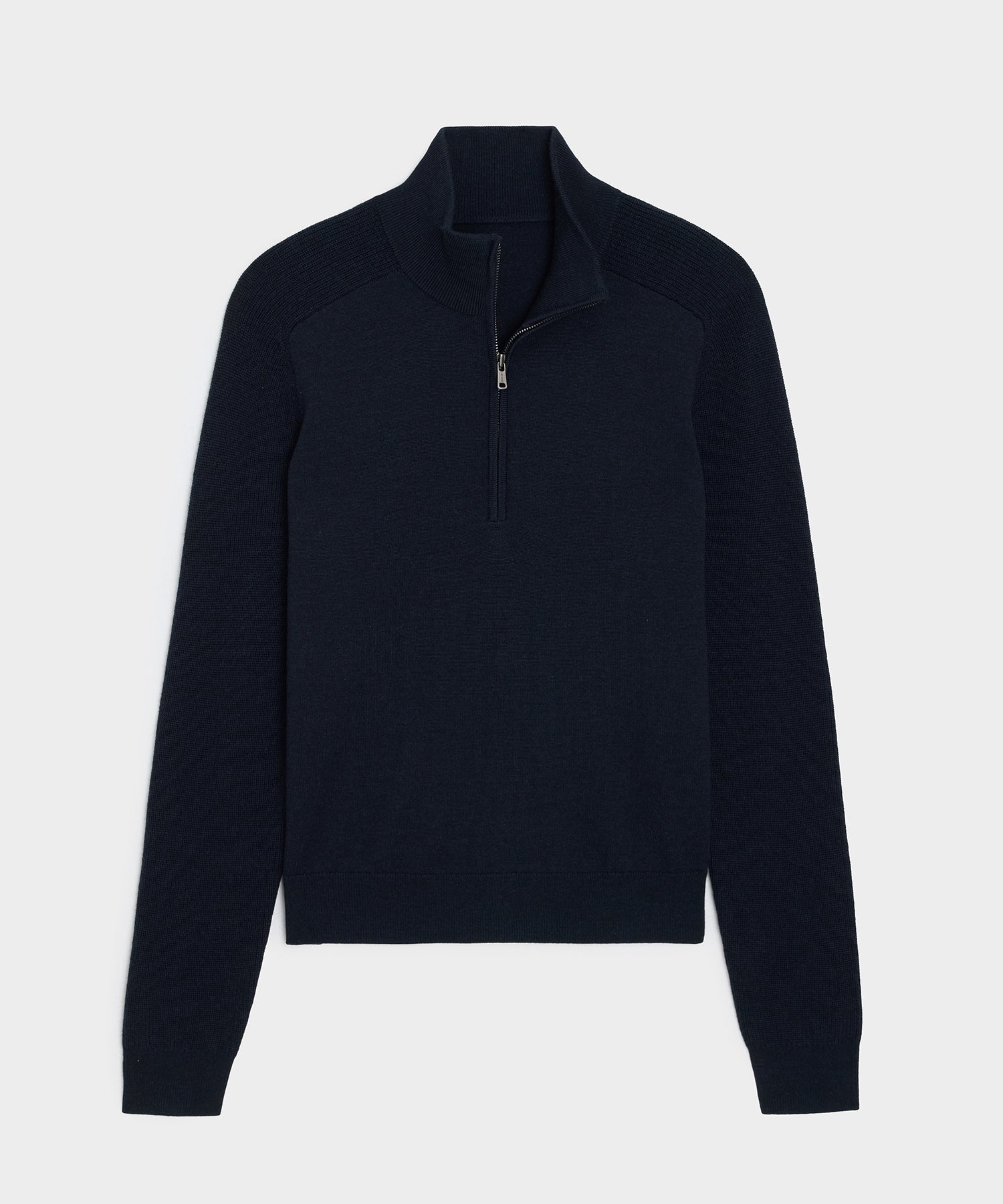 Merino Quarter-Zip Sweater in Navy – Todd Snyder
