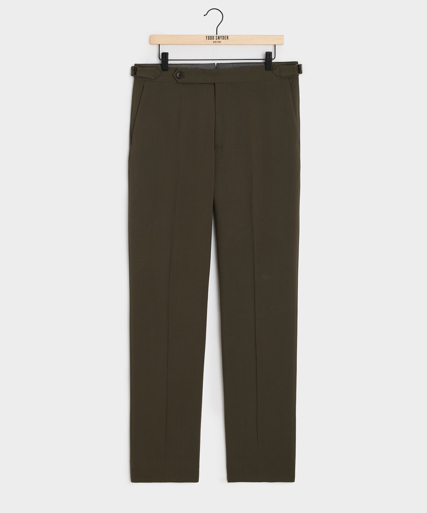 Gabardine Side Tab Trouser in Snyder Olive – Todd Snyder