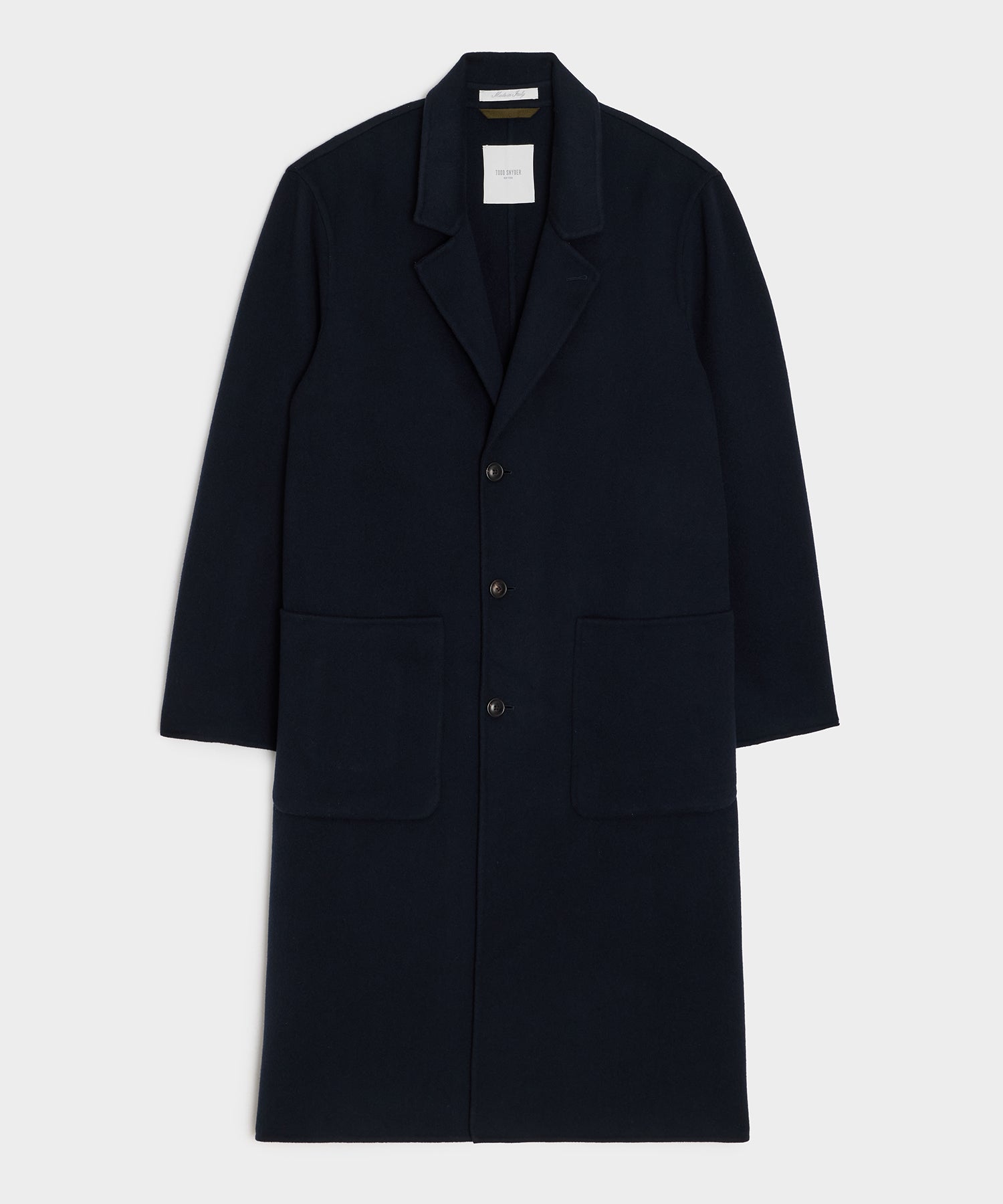 Italian Cashmere Topcoat in Navy – Todd Snyder