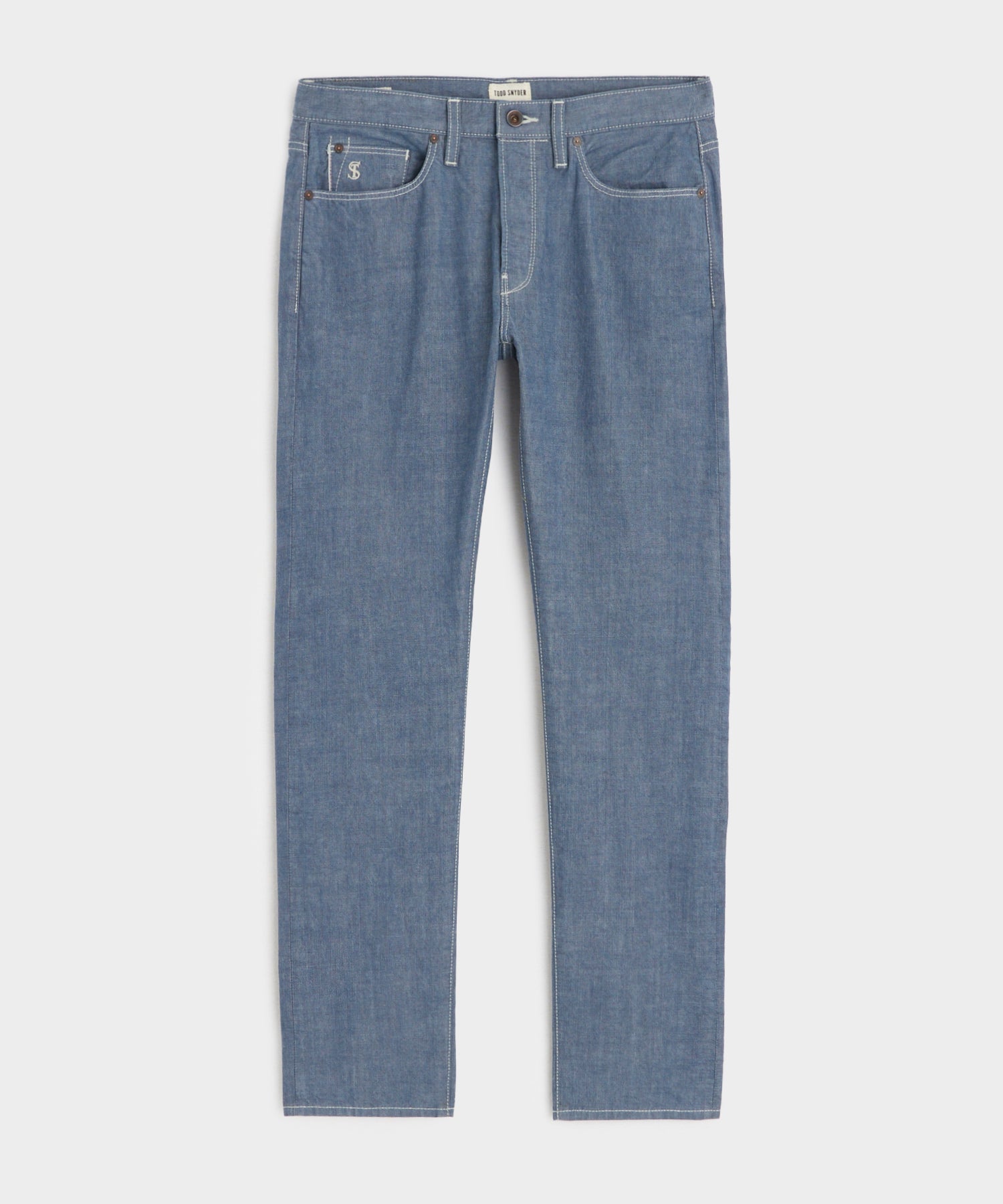 Slim Lightweight Japanese Selvedge Jean in Slate Blue – Todd Snyder