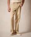 Relaxed Fit 5-Pocket Cotton Linen Pant in Khaki