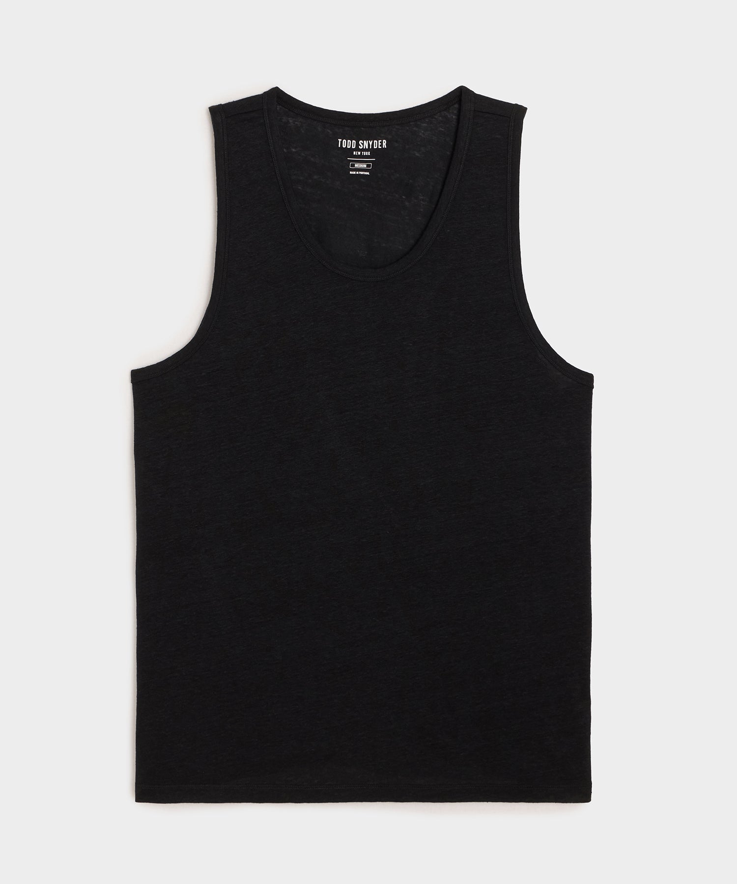 Linen Tank Top in Blacktop – Todd Snyder