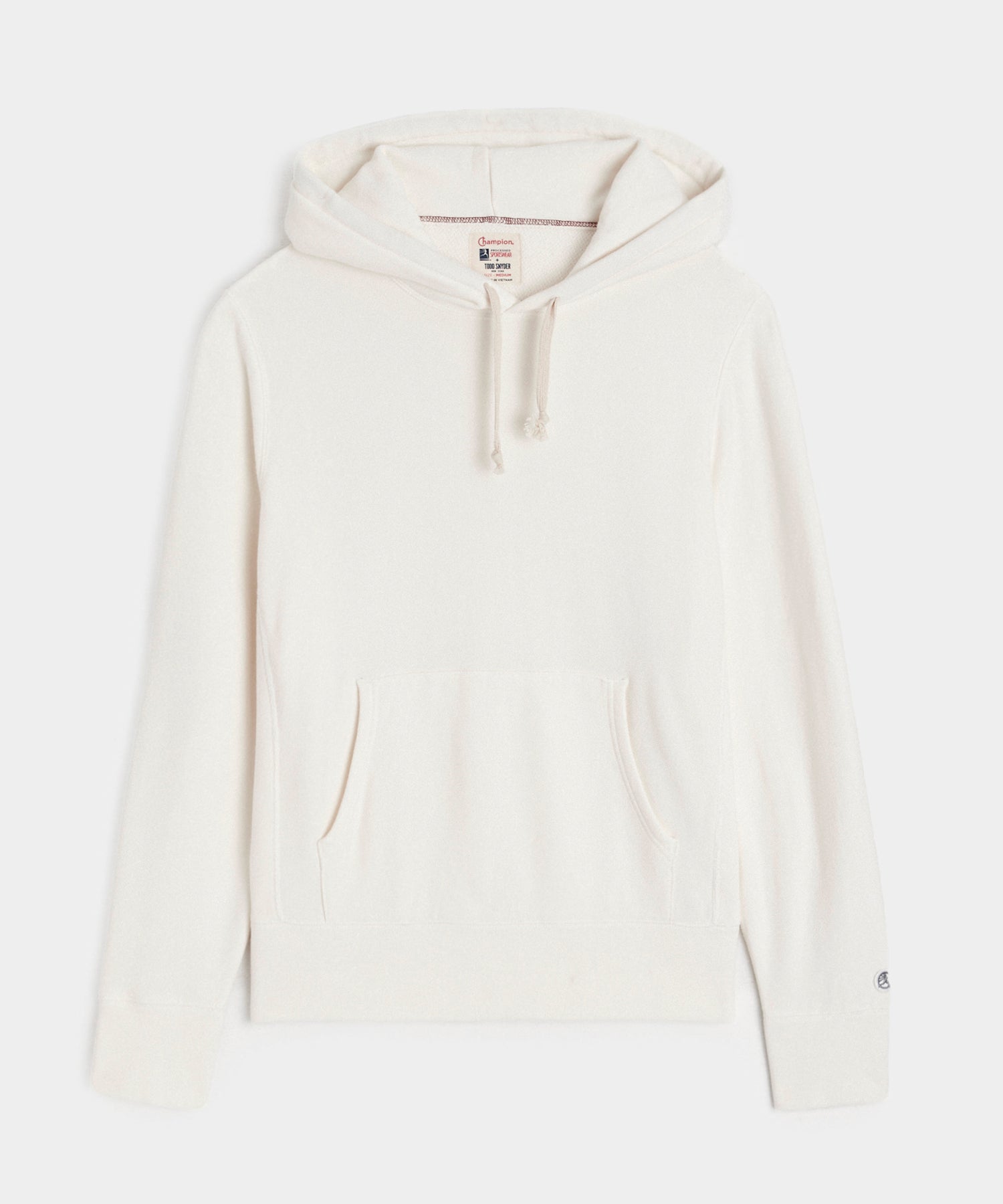Champion French Terry Hoodie in Antique White – Todd Snyder