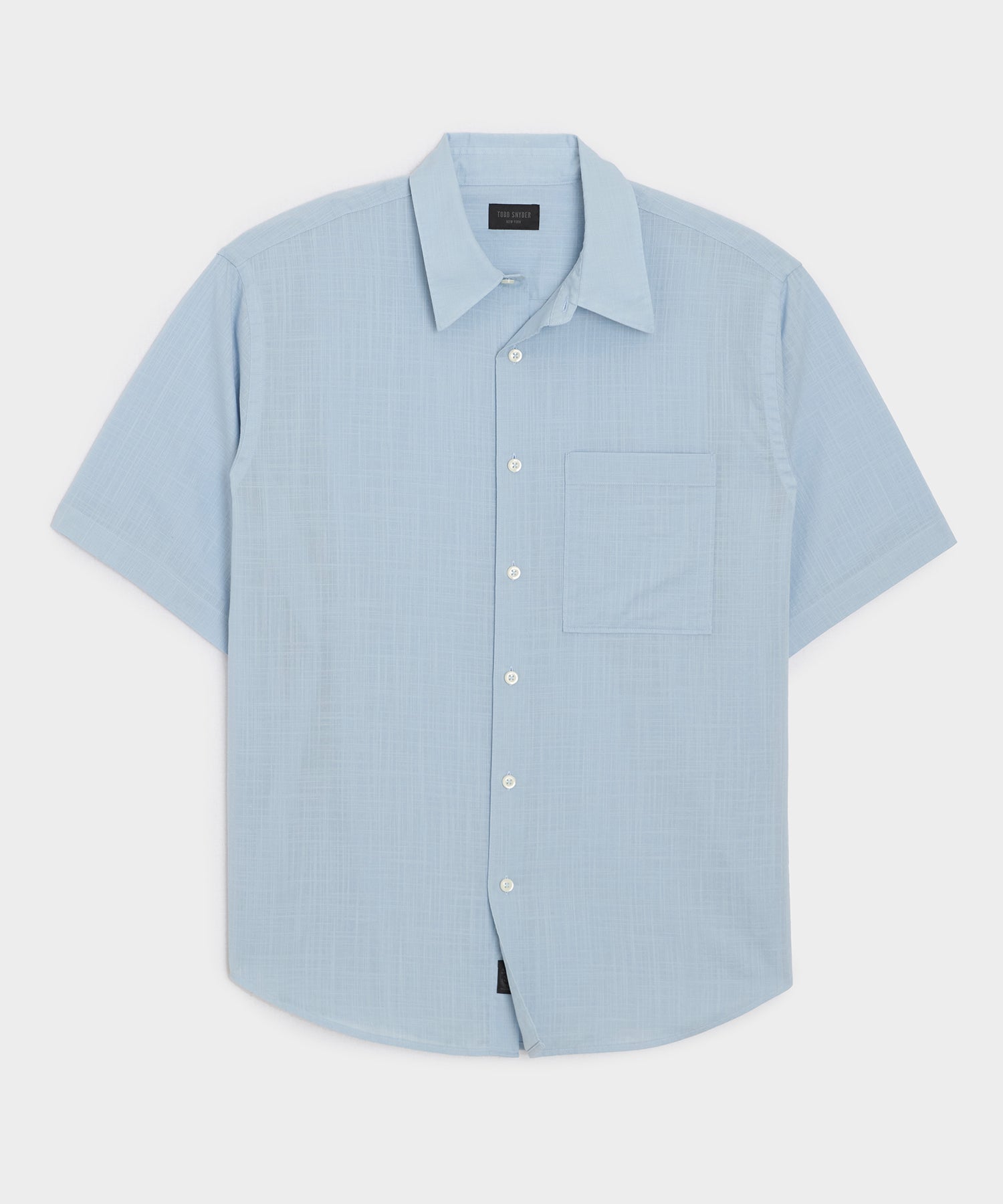 Summerweight Cotton Big Shirt in Sky Blue – Todd Snyder