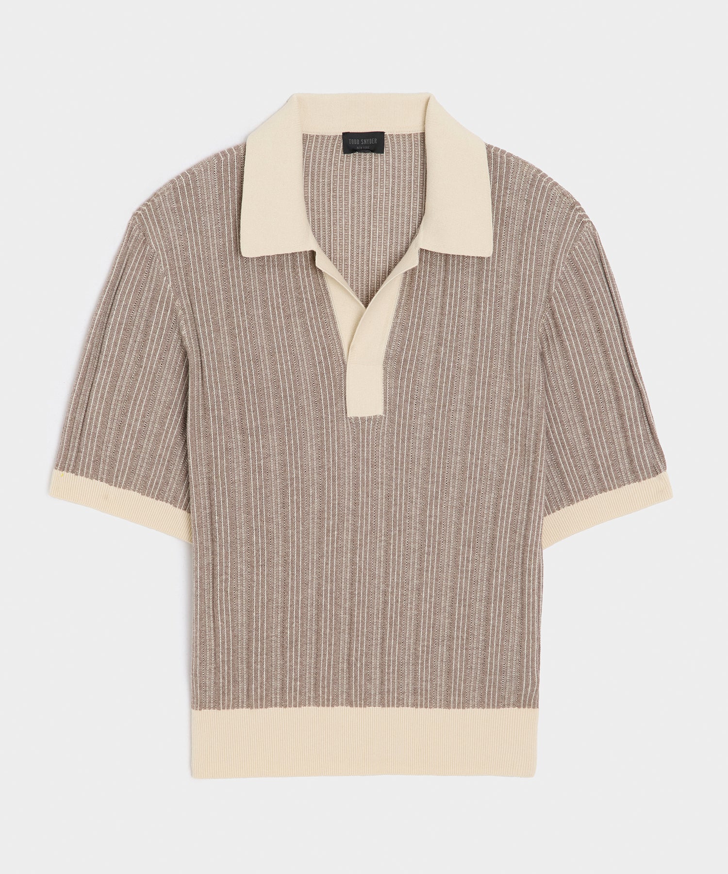 Casanova Sweater Polo in Bisque – Todd Snyder