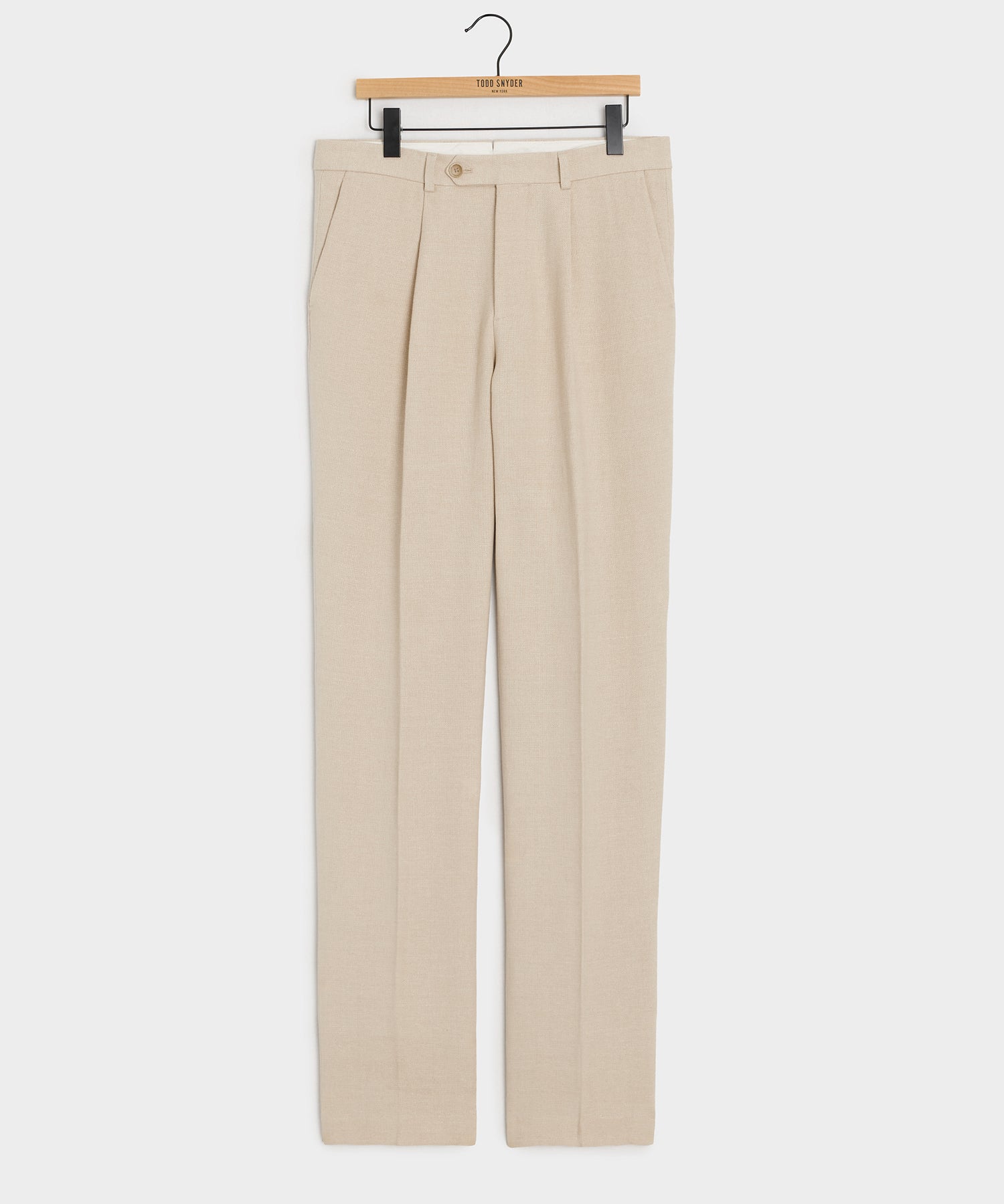 Italian Linen-Cotton Madison Trouser in Birch – Todd Snyder