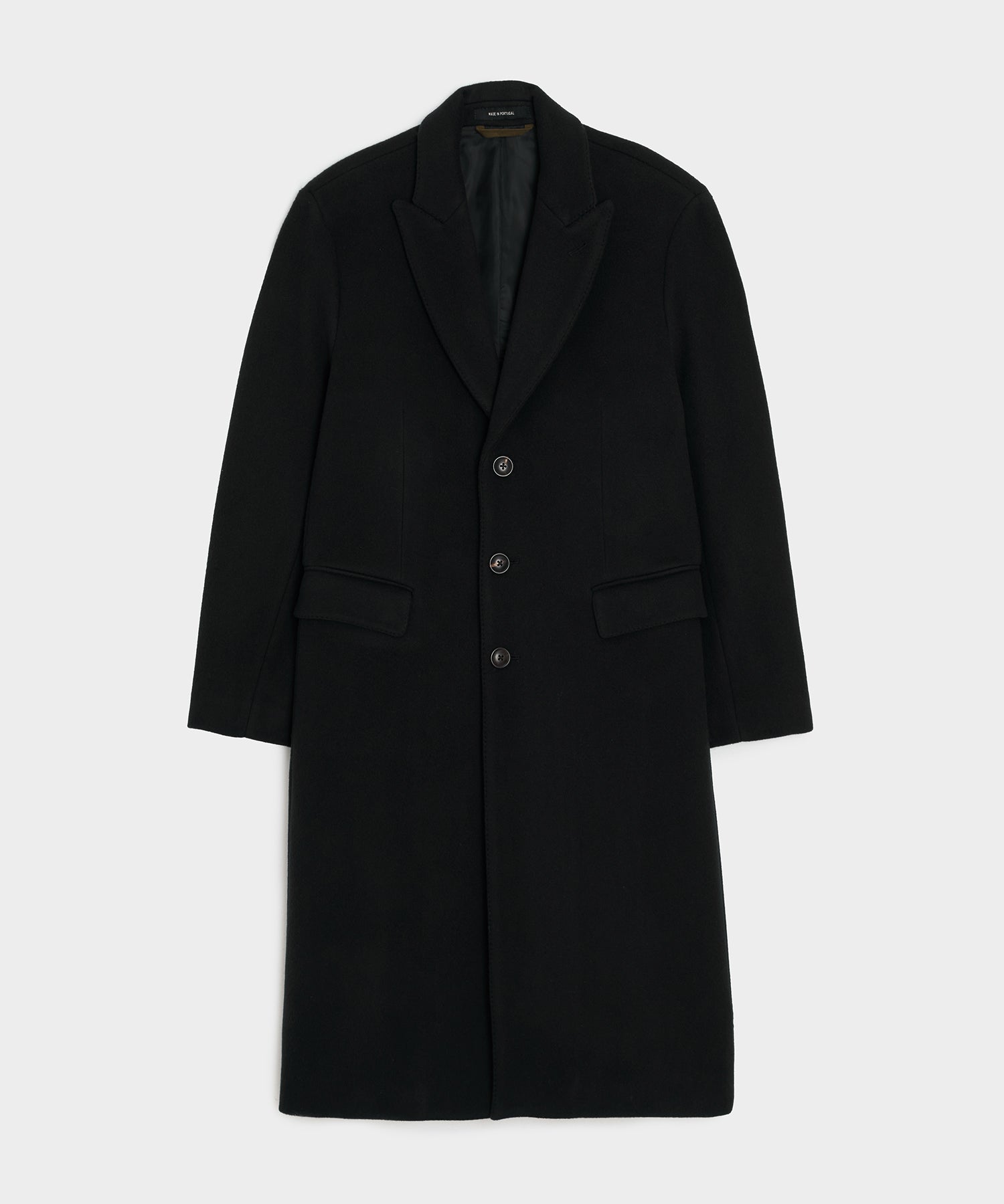 Italian Wool-Cashmere Topcoat in Black – Todd Snyder