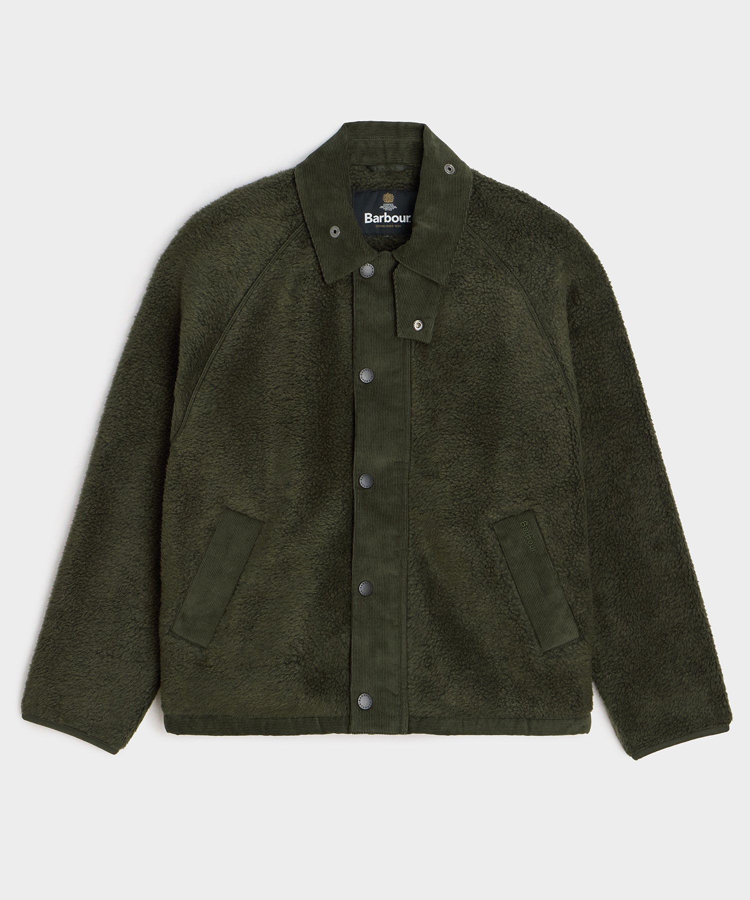 Barbour Fleece Transport Jacket in Sage – Todd Snyder