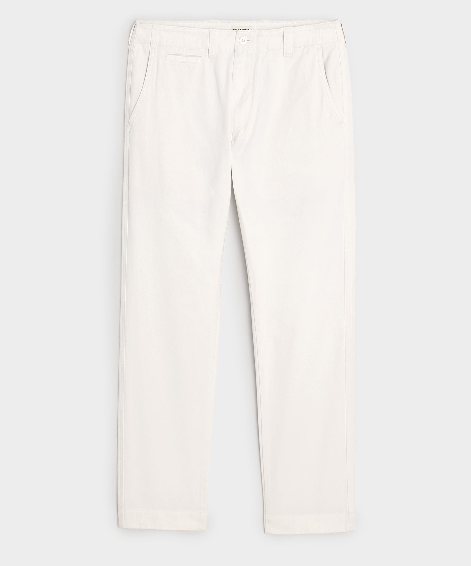 Straight Fit Favorite Chino in White – Todd Snyder