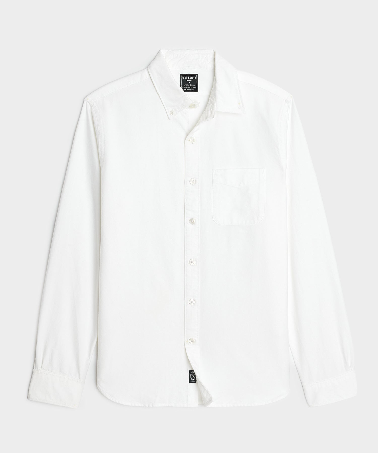 Classic Fit Japanese Selvedge Oxford Button-Down Collar Shirt in