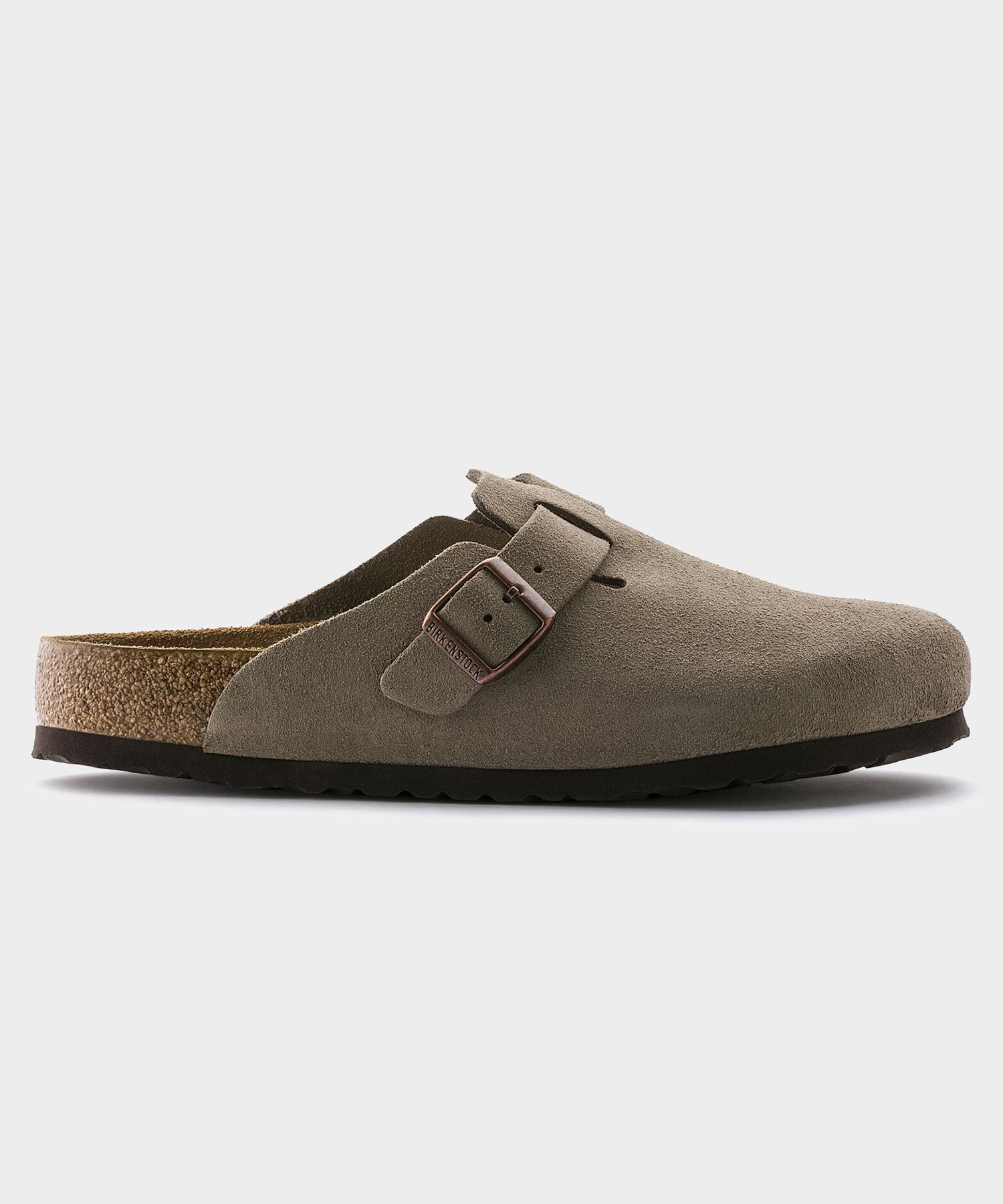 BIRKENSTOCK⭐︎BostonLEVETAUPEMEN Birkenstock Boston Mule in Taupe Suede – Todd Snyder