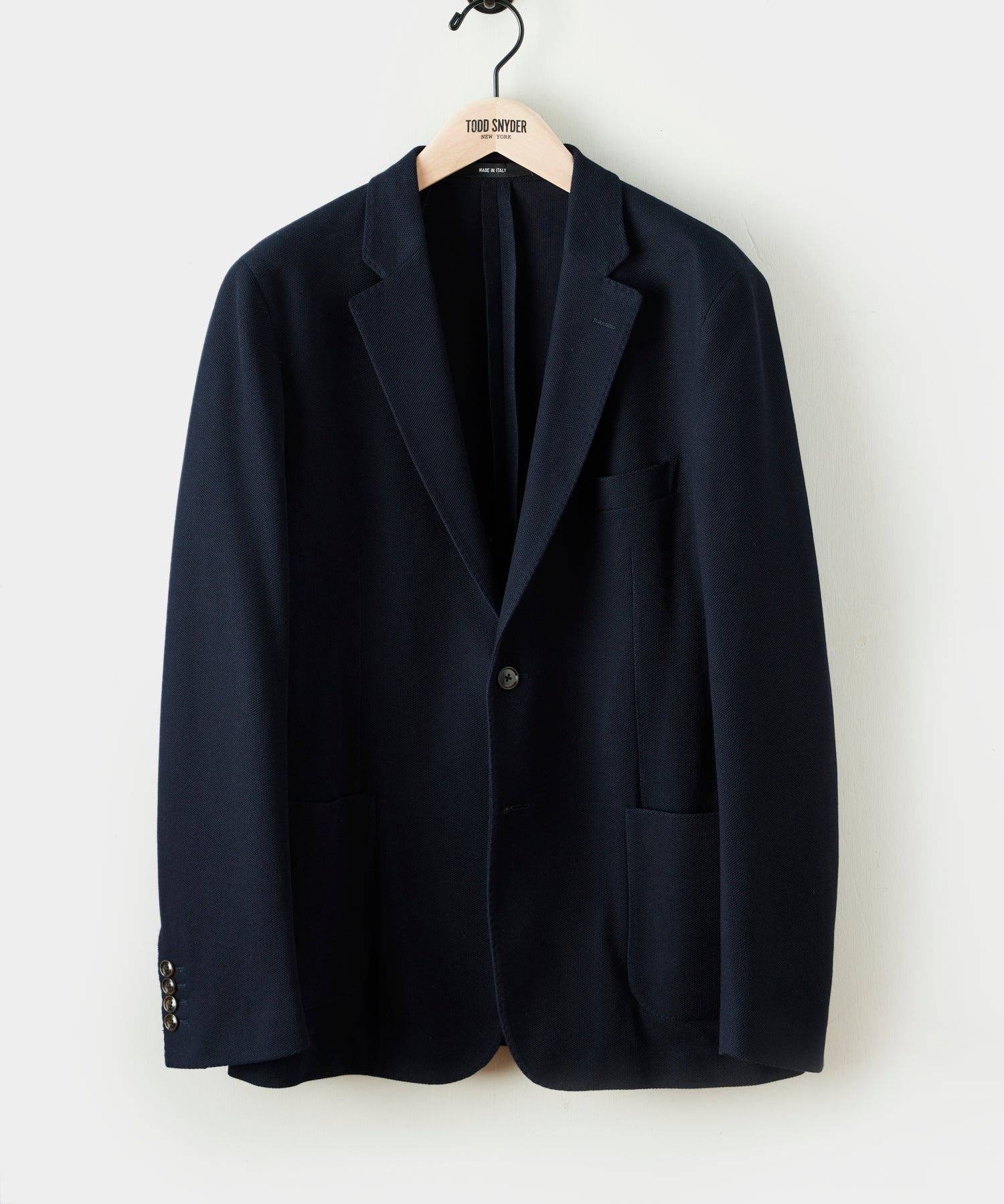 Navy Knit Sport Coat | Todd Snyder