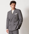 Italian Tropical Wool Wythe Suit in Grey
