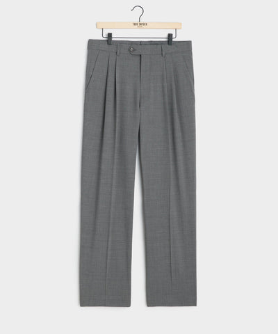 Italian Tropical Wool Wythe Trouser in Grey