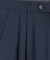 Italian Tropical Wool Wythe Trouser in Navy