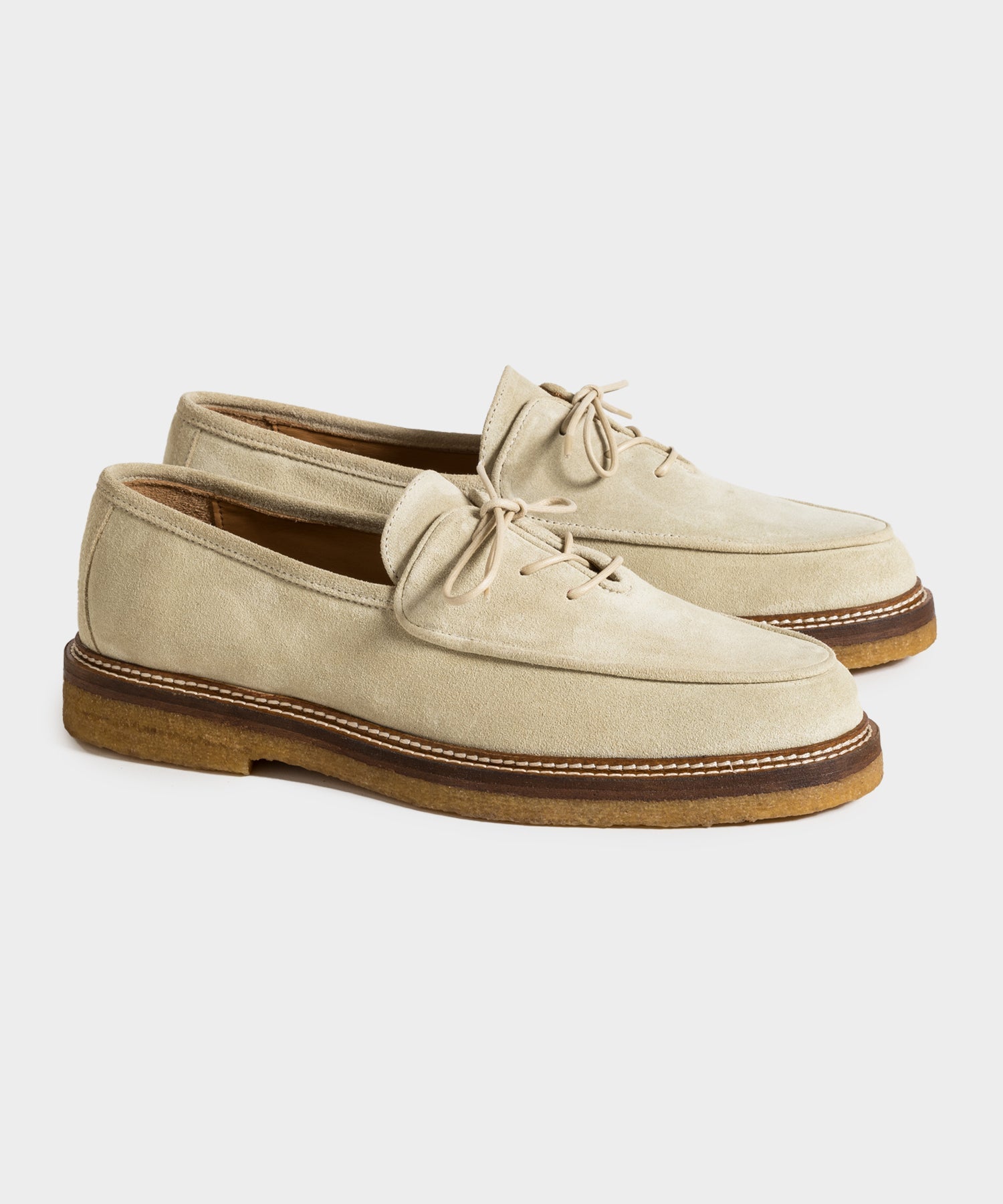Jacques Solovière Oliver Laceup Derby Suede Shoe – Todd Snyder