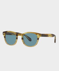 Oliver Peoples Sheldrake Sunglasses in Canarywood