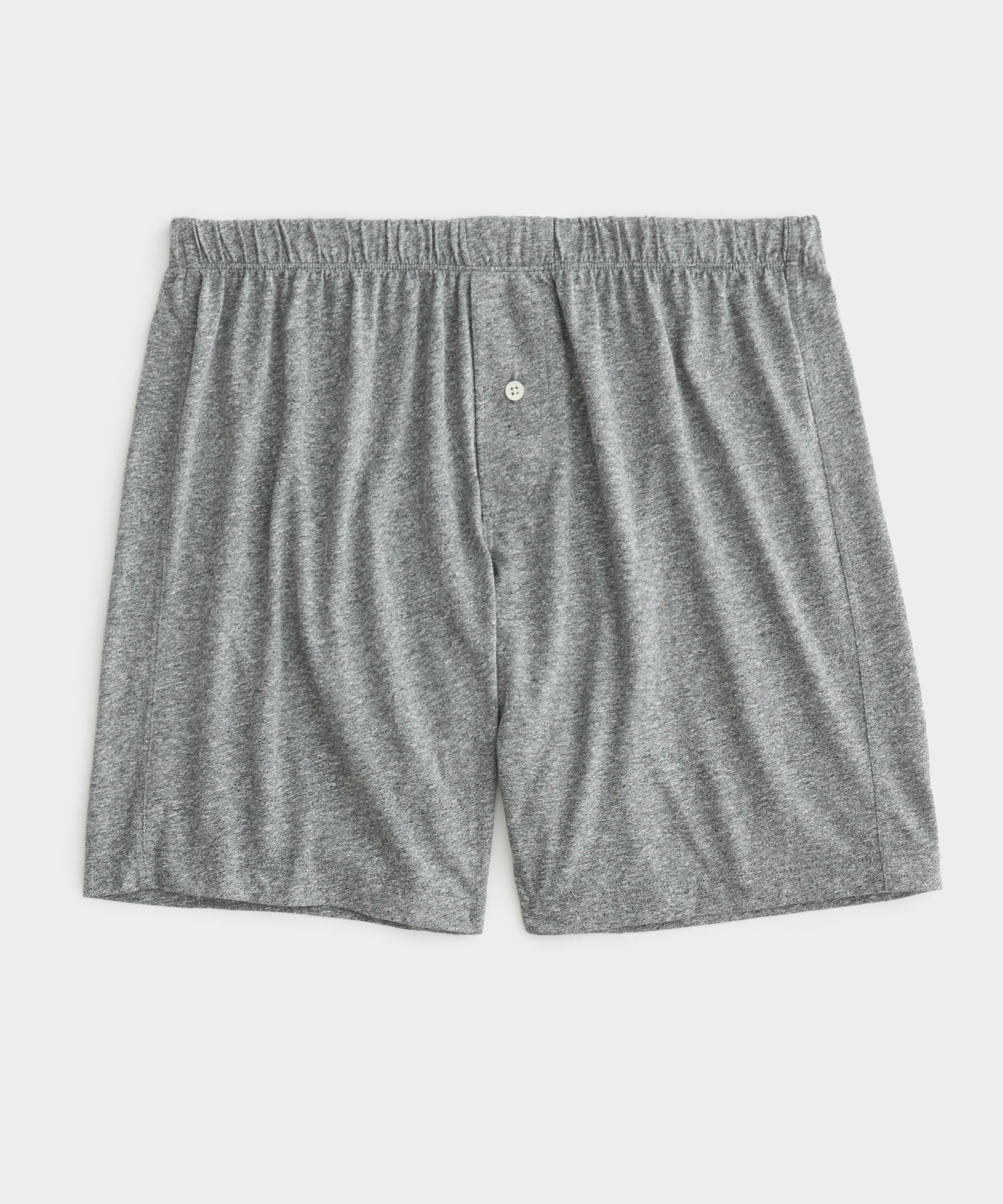 Premium Jersey Knit Boxer Short in Grey Heather