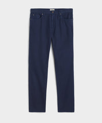 Slim 5-Pocket Cotton Linen Pant in Navy