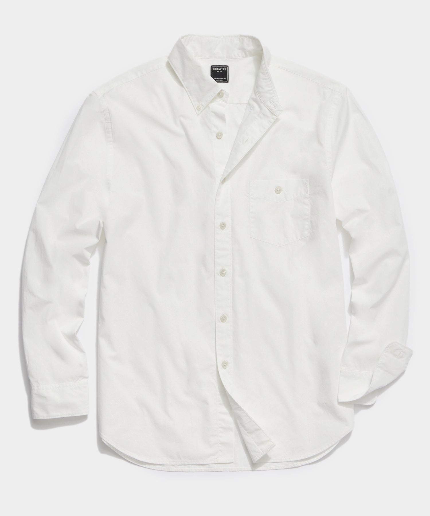 Slim Fit Favorite Poplin Shirt in White