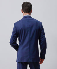 Sutton Wool Twill Suit Jacket In Blue