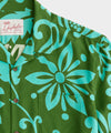 Todd Snyder x Kahala Aloha Shirt in Green Floral