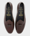 Todd Snyder x Rubinacci Belgian Loafer in Brown Leather