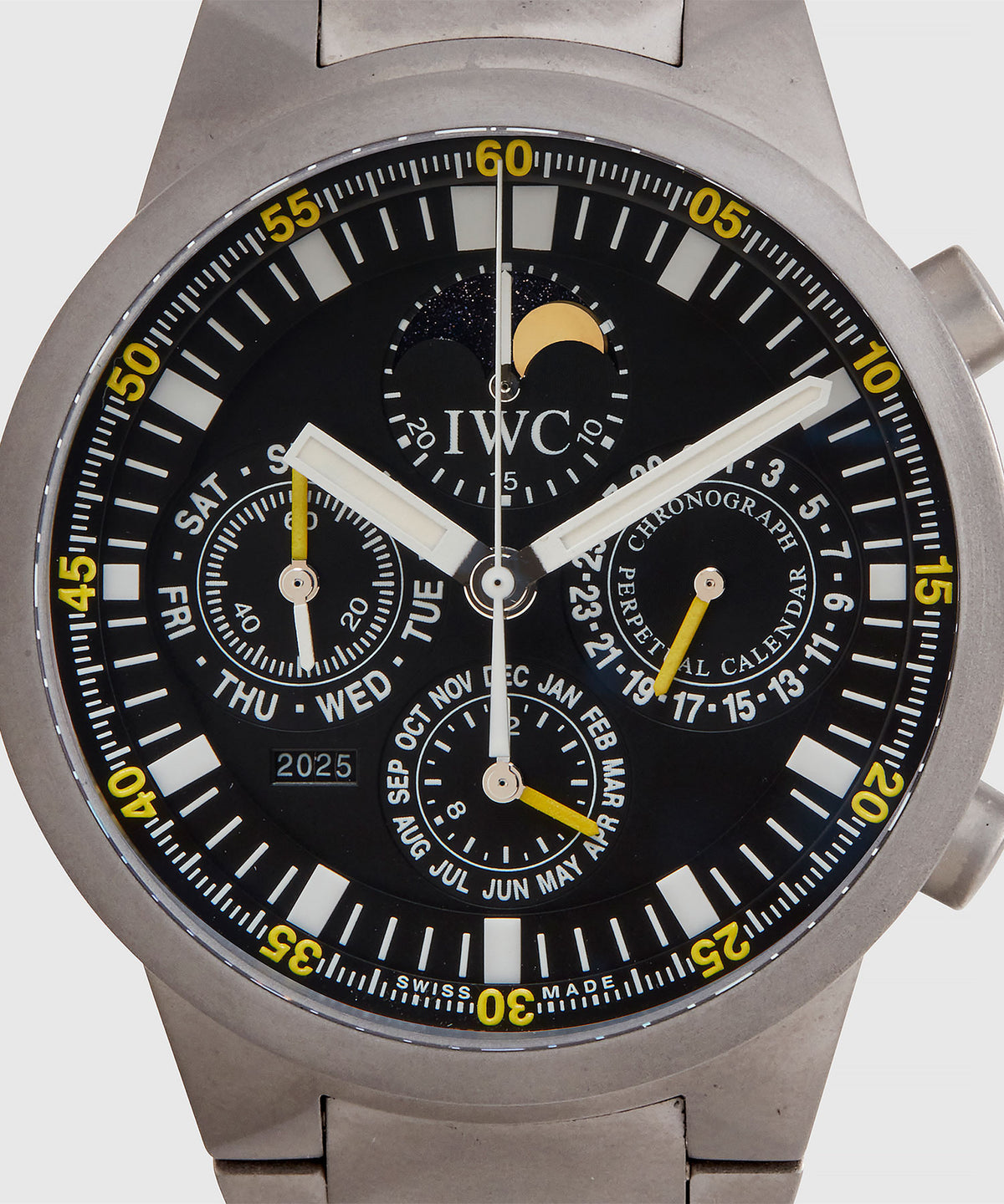 2004 IWC Perpetual Calendar Titanium Chronograph Watch