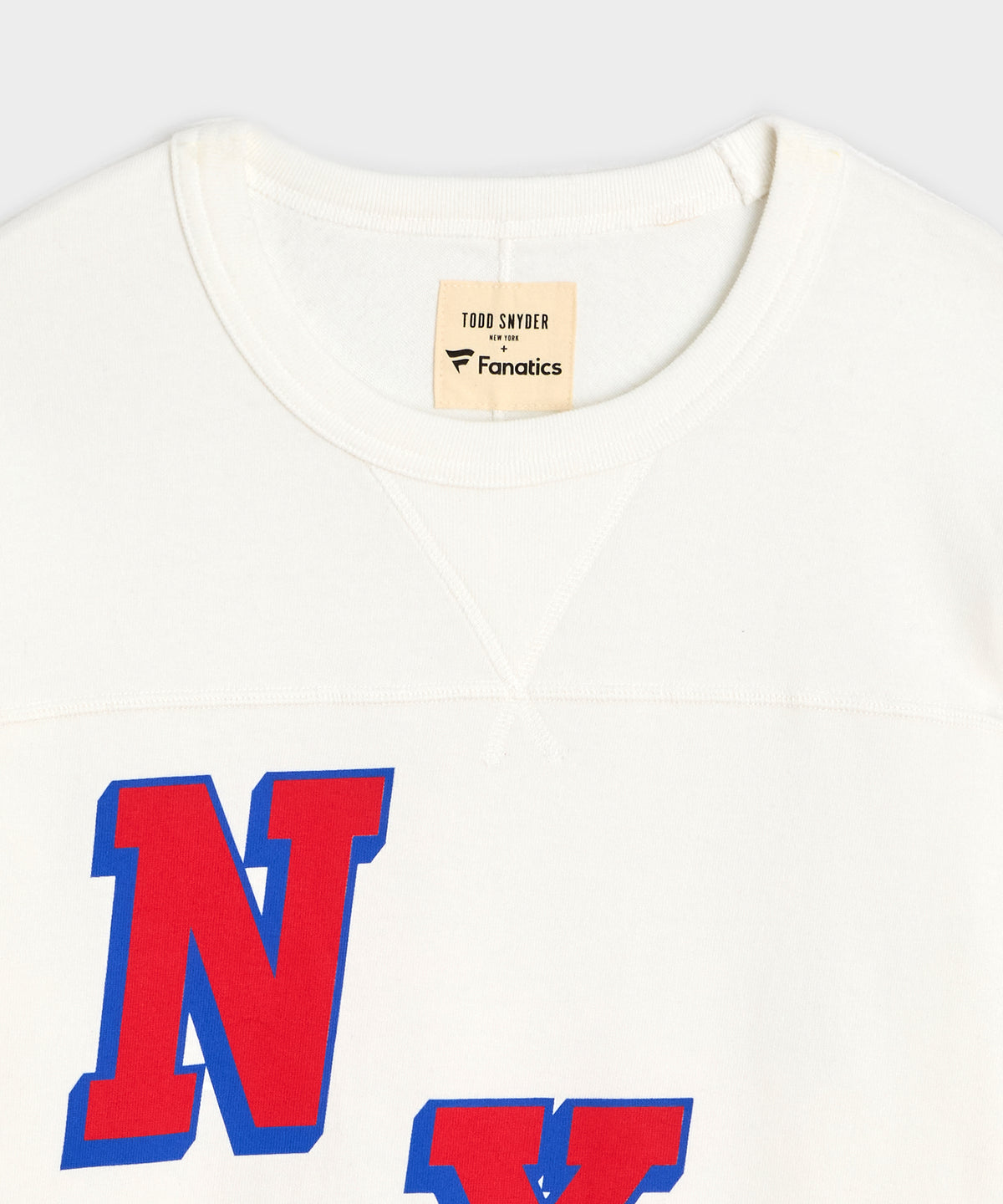 Todd Snyder by Fanatics for NHL New York Rangers Heavyweight Football Jersey