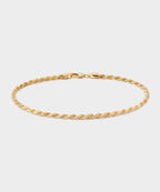 Miansai Rope Chain Bracelet in Gold