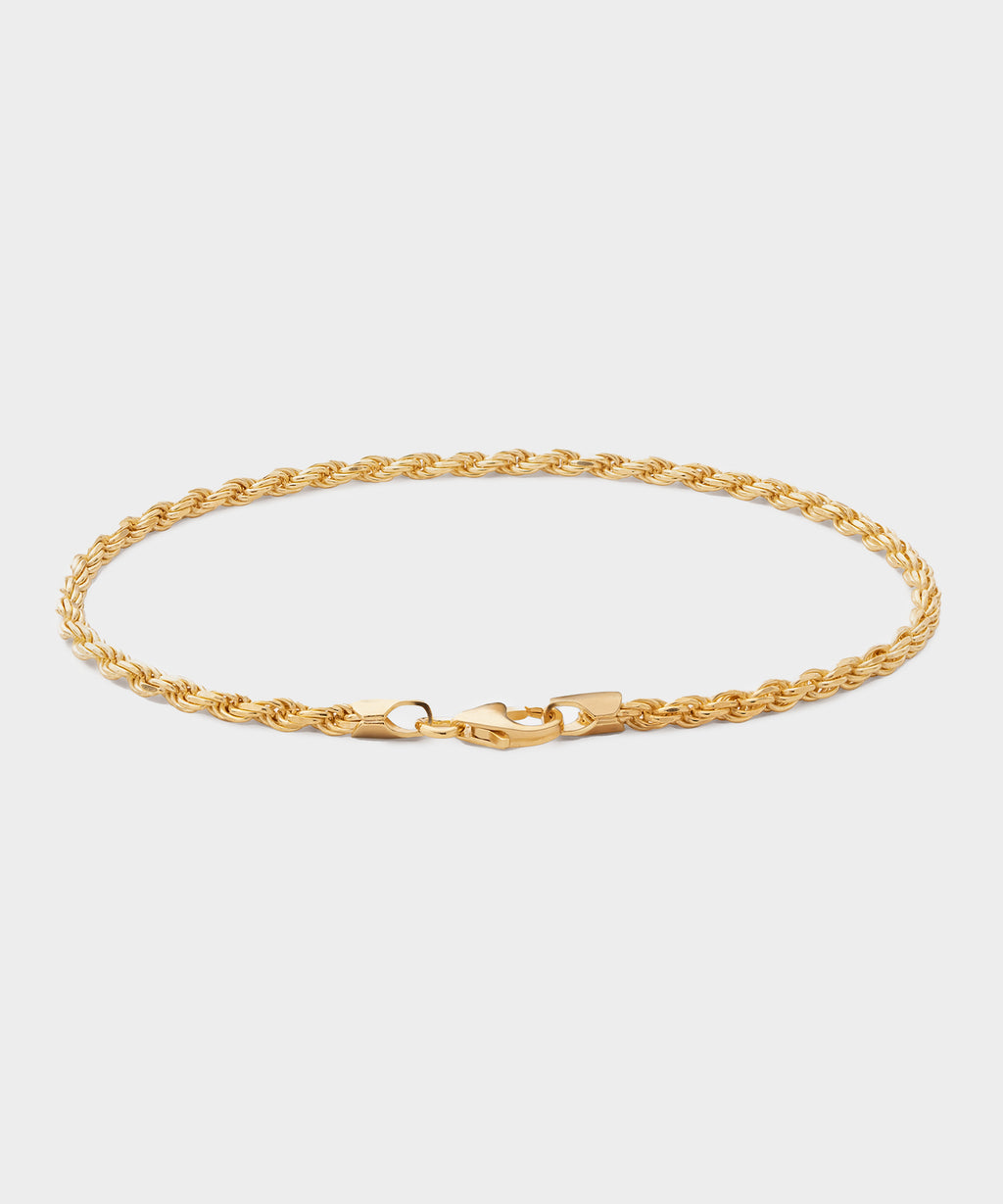 Miansai Rope Chain Bracelet in Gold