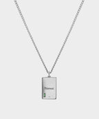 Miansai Sterling Silver Luma Agate Pendant Necklace