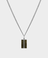Miansai Sterling Silver Duo Jasper Necklace
