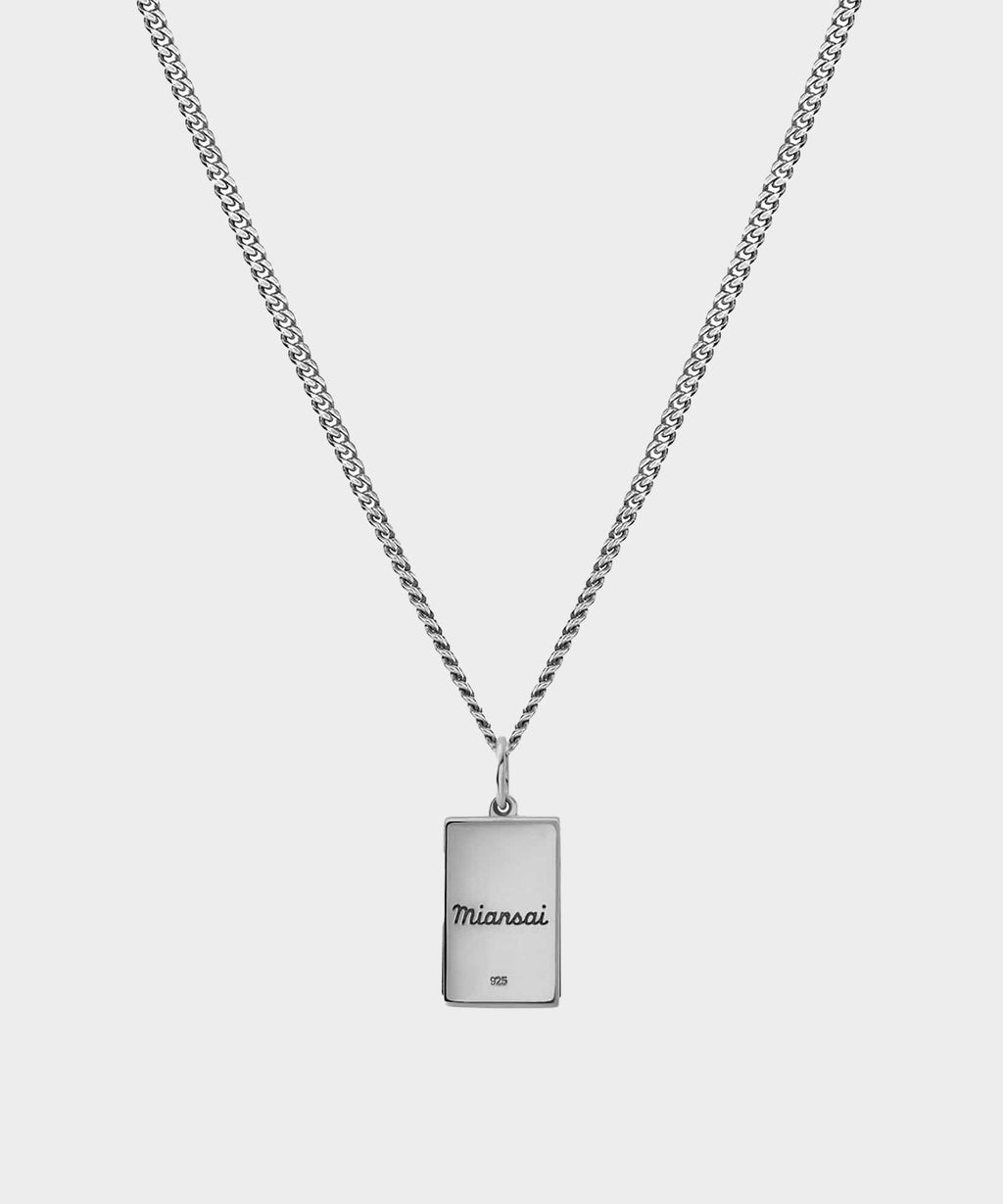 Miansai Sterling Silver Duo Jasper Necklace