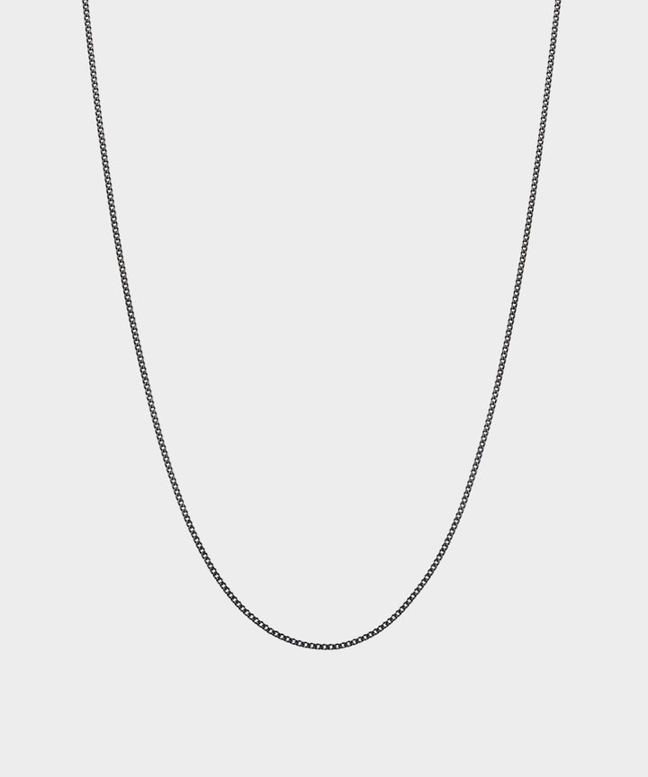 Miansai Black Rhodium Cuban Chain Necklace