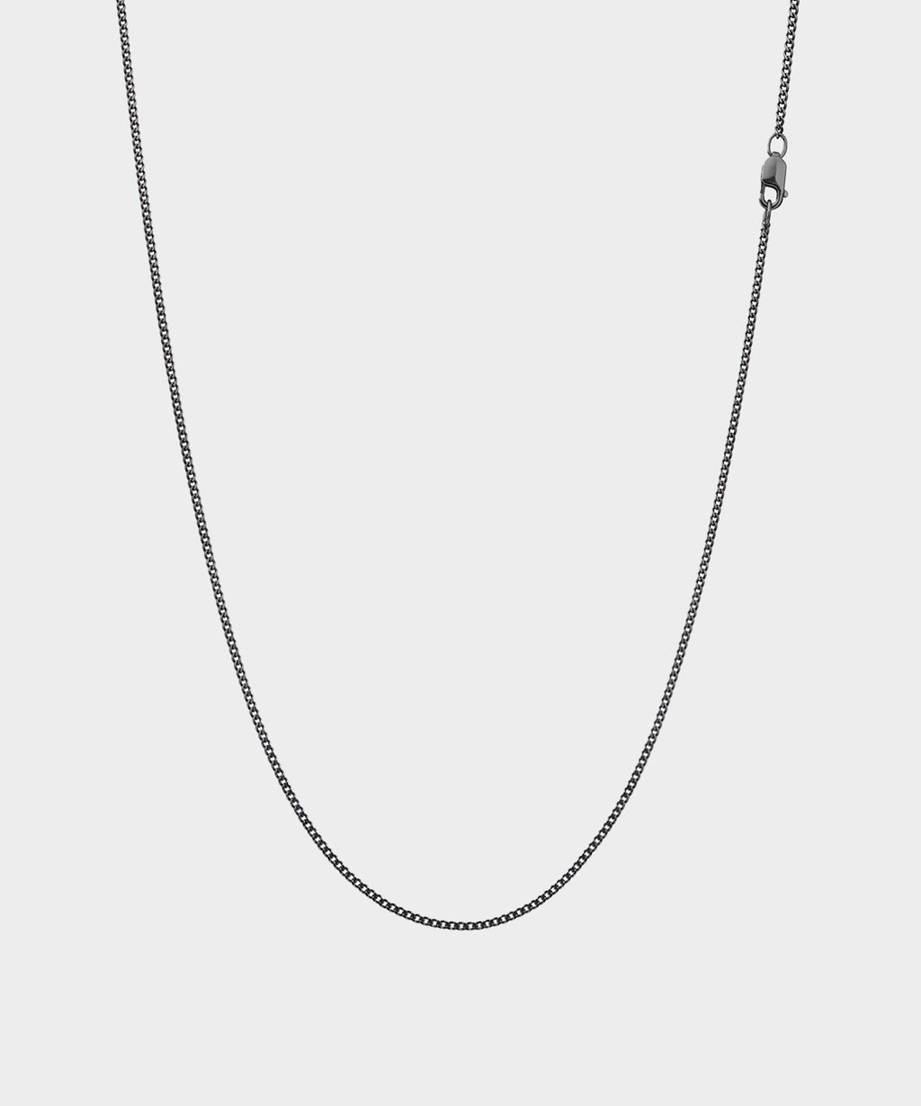 Miansai Black Rhodium Cuban Chain Necklace