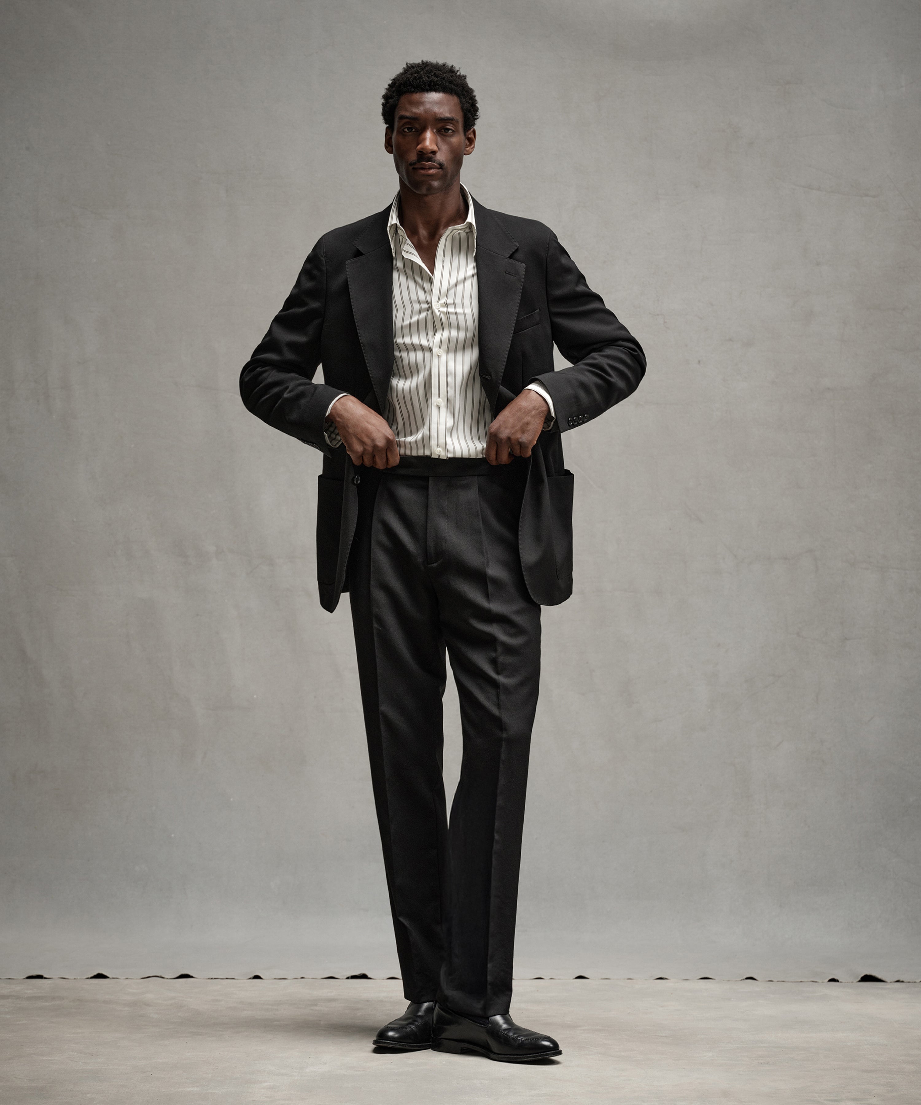 Italian Gabardine Side Tab Trouser in Black – Todd Snyder