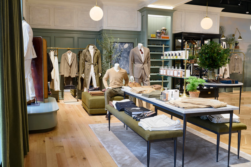 Upper East Side - Styled Table with Sweaters, Jackets