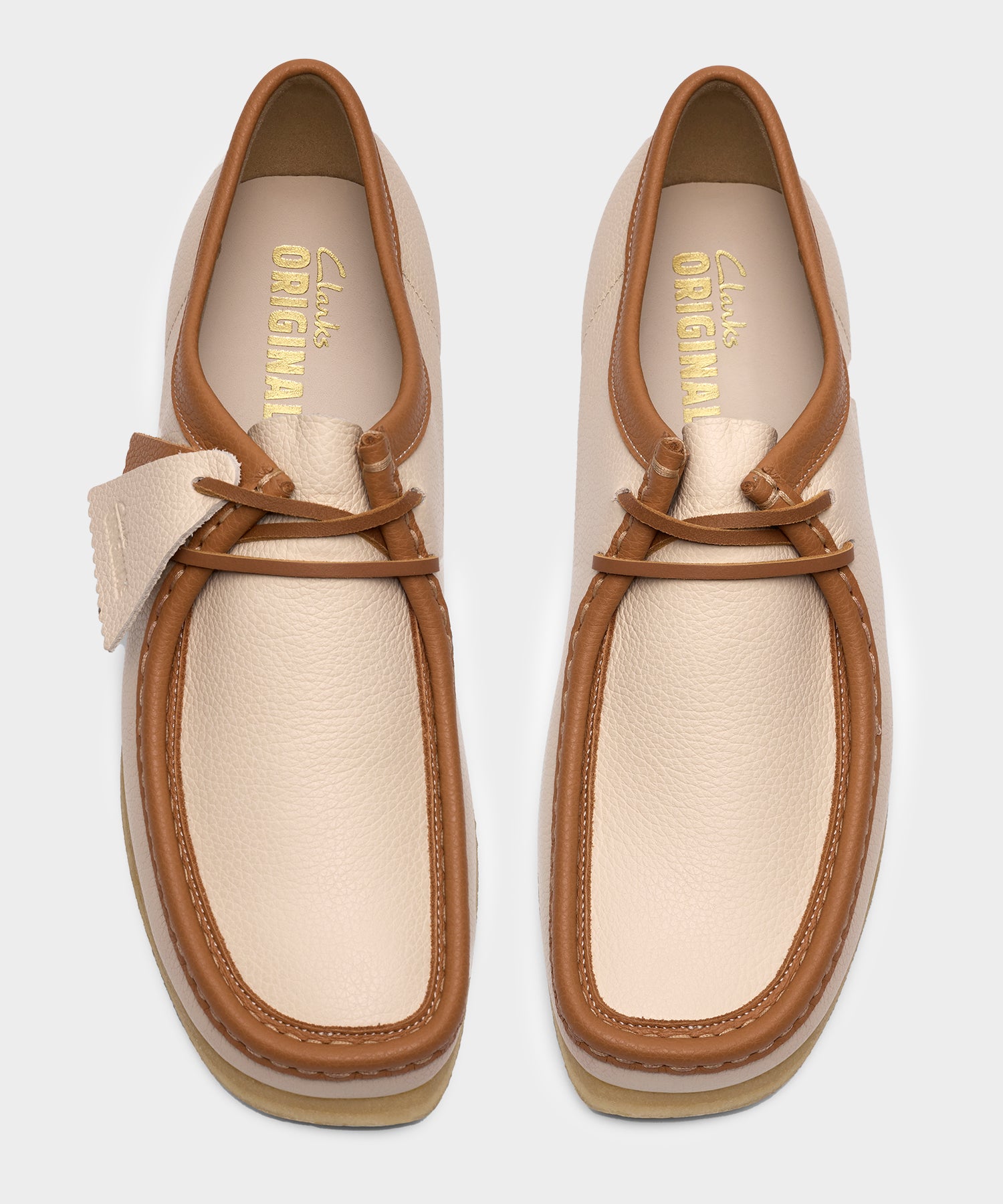Leather Wallabee in Cream – Todd Snyder