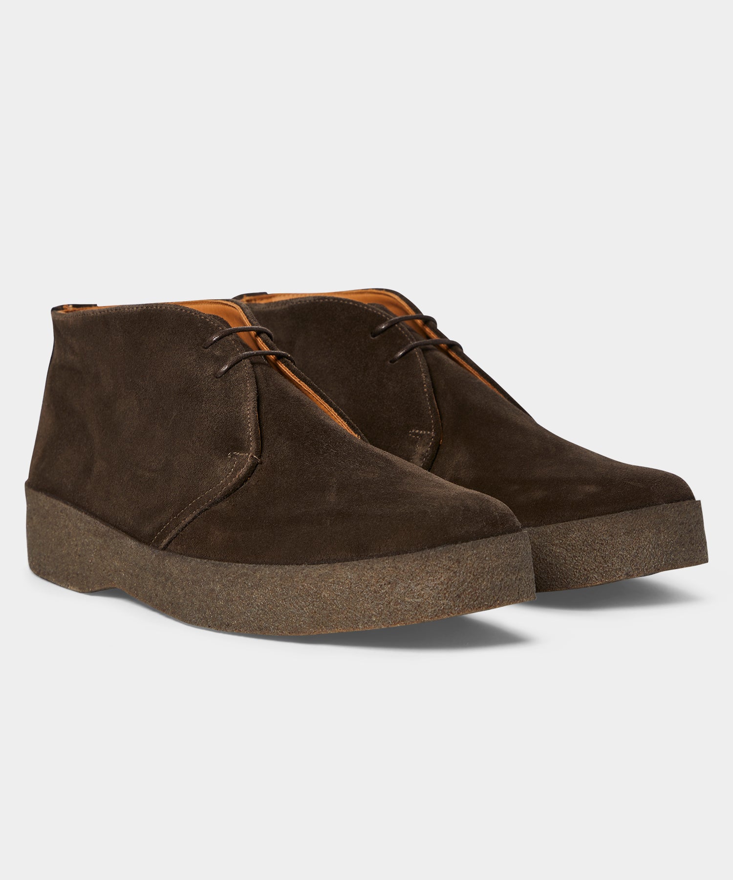 Sanders Suede Sam Chukka Boot in Dark Brown – Todd Snyder