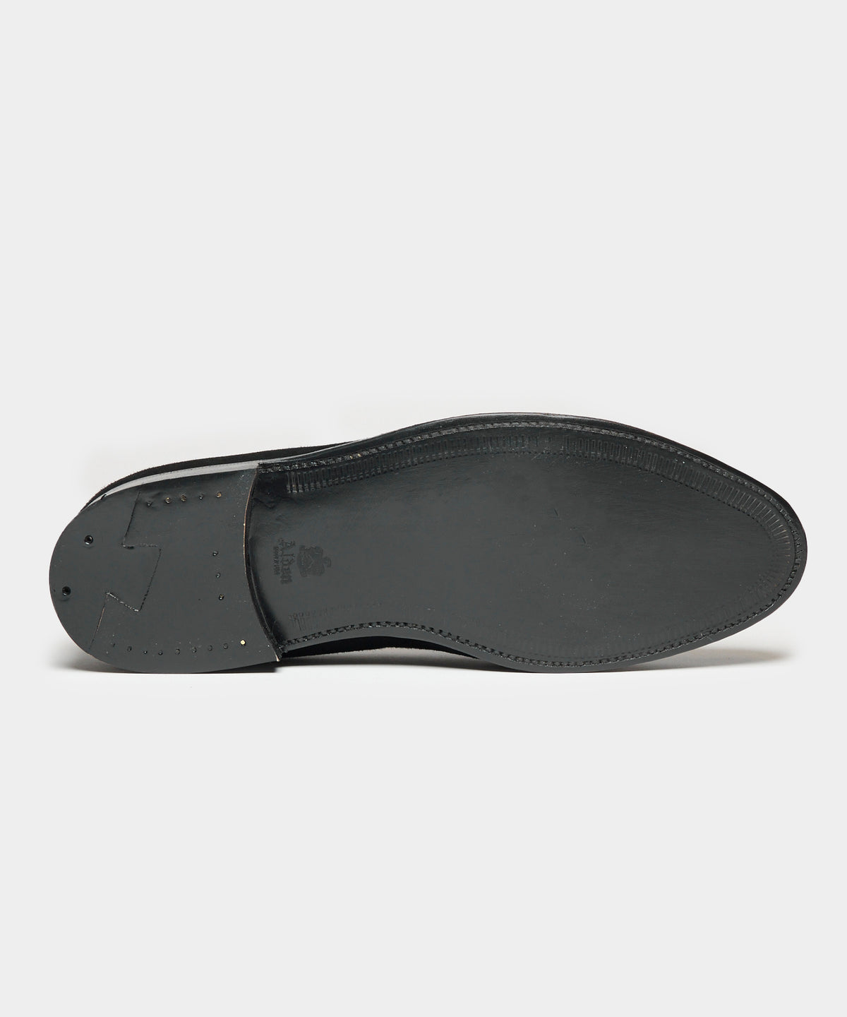 Todd Snyder x Alden Suede Blackout Tassel Loafer