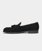 Todd Snyder x Alden Suede Blackout Tassel Loafer